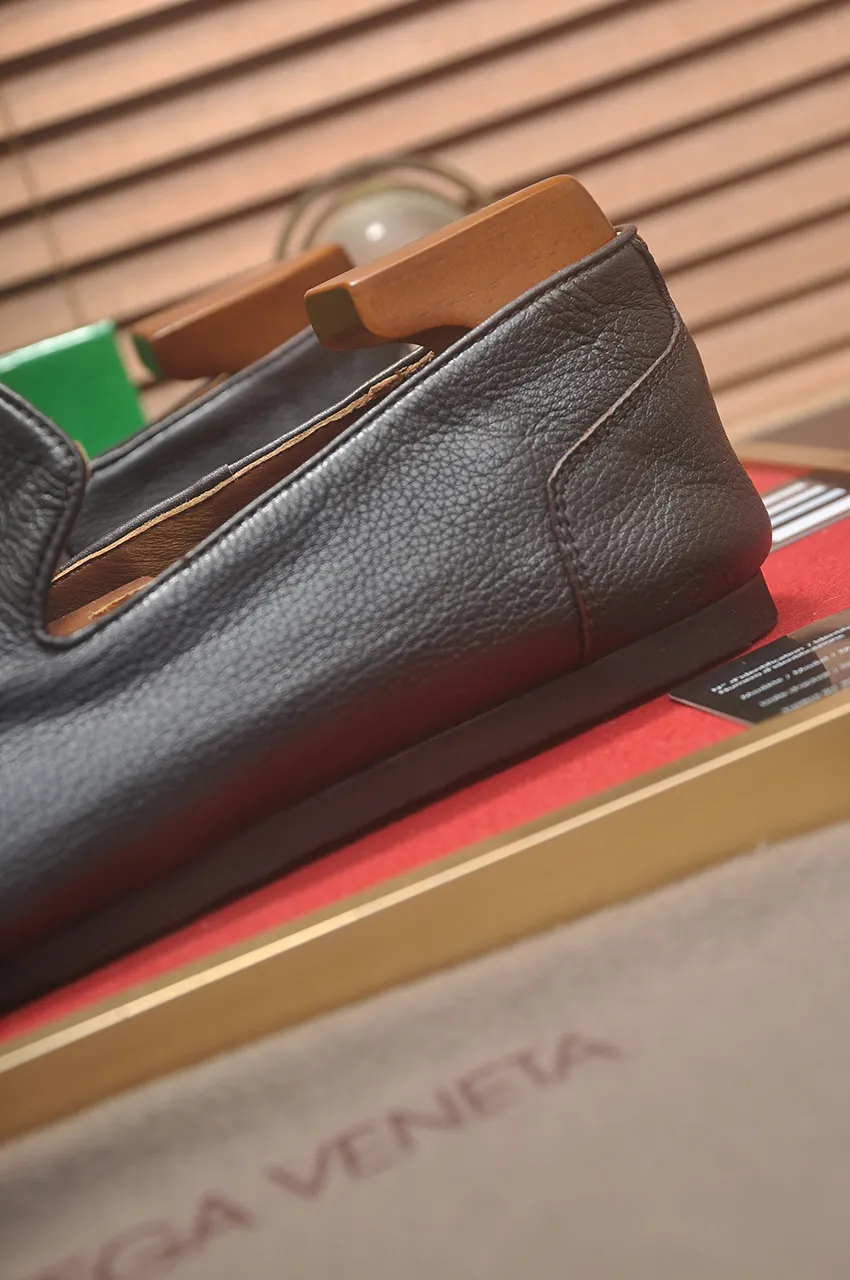 Men's shoes 💰460💶 [Botteg Venetta (BV)] (wallet shoes) exclusive new model official website new model The upper is made of high-quality top calfskin. Delicate feel and flowing luxurious texture. Tailored for refined men to create a noble aura. Delicate and regular Mark hand stitching. Smooth lines. Full sheepskin lining, comfortable to wash sweat. 38-44